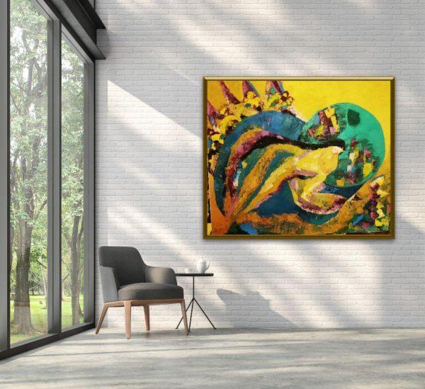 Rebirth , gold, green, color, home, gift