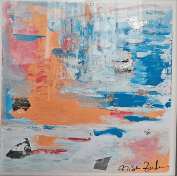 Seascape / ocean painting. abstract