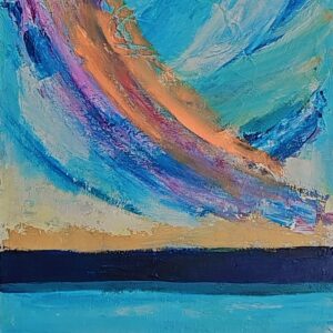 Let Your Soul Breathe Through Color-Blue infinite- Sky Painting- Nature